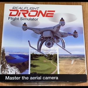 Great Planes RealFlight Drone RC Flight Simulator with Interlink Elite Controlle